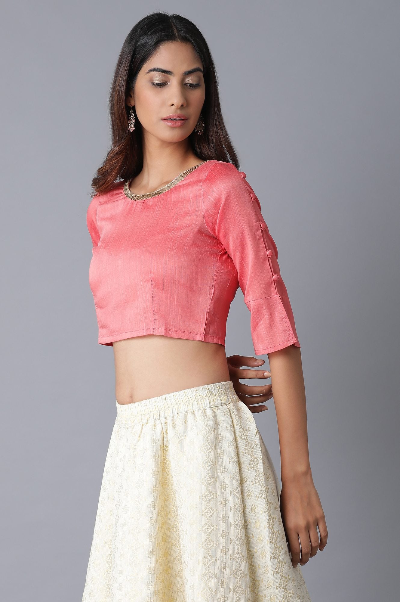 Pink Crop Top