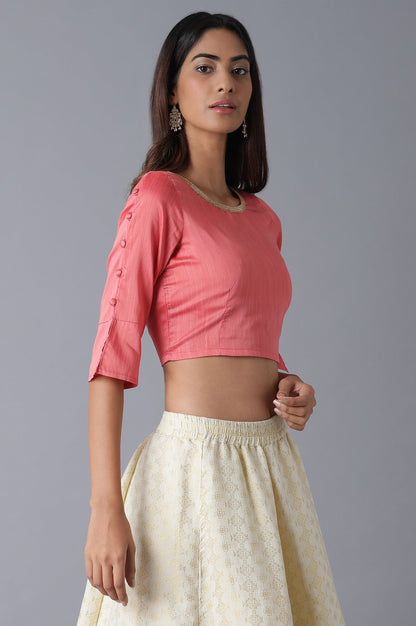 Pink Crop Top