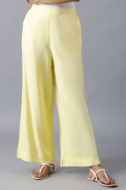 Yellow Solid Palazzo