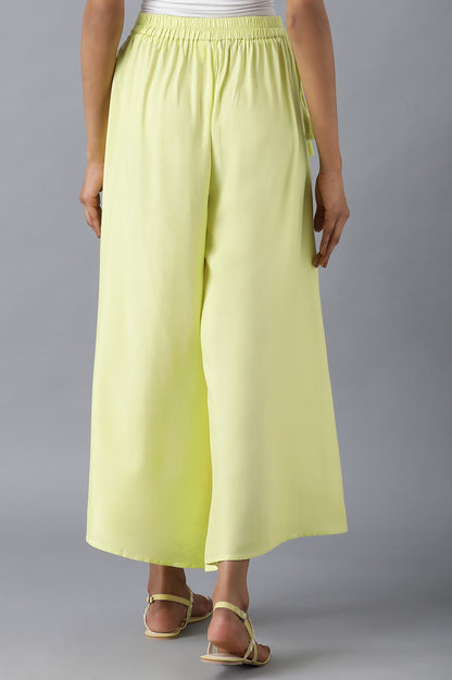 Yellow solid culottes