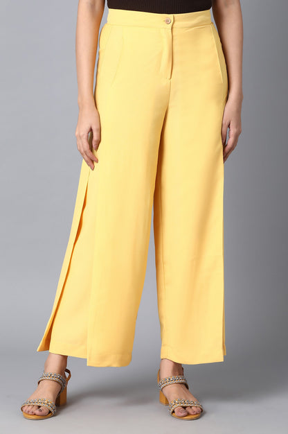 Yellow Loose Fit Palazzo