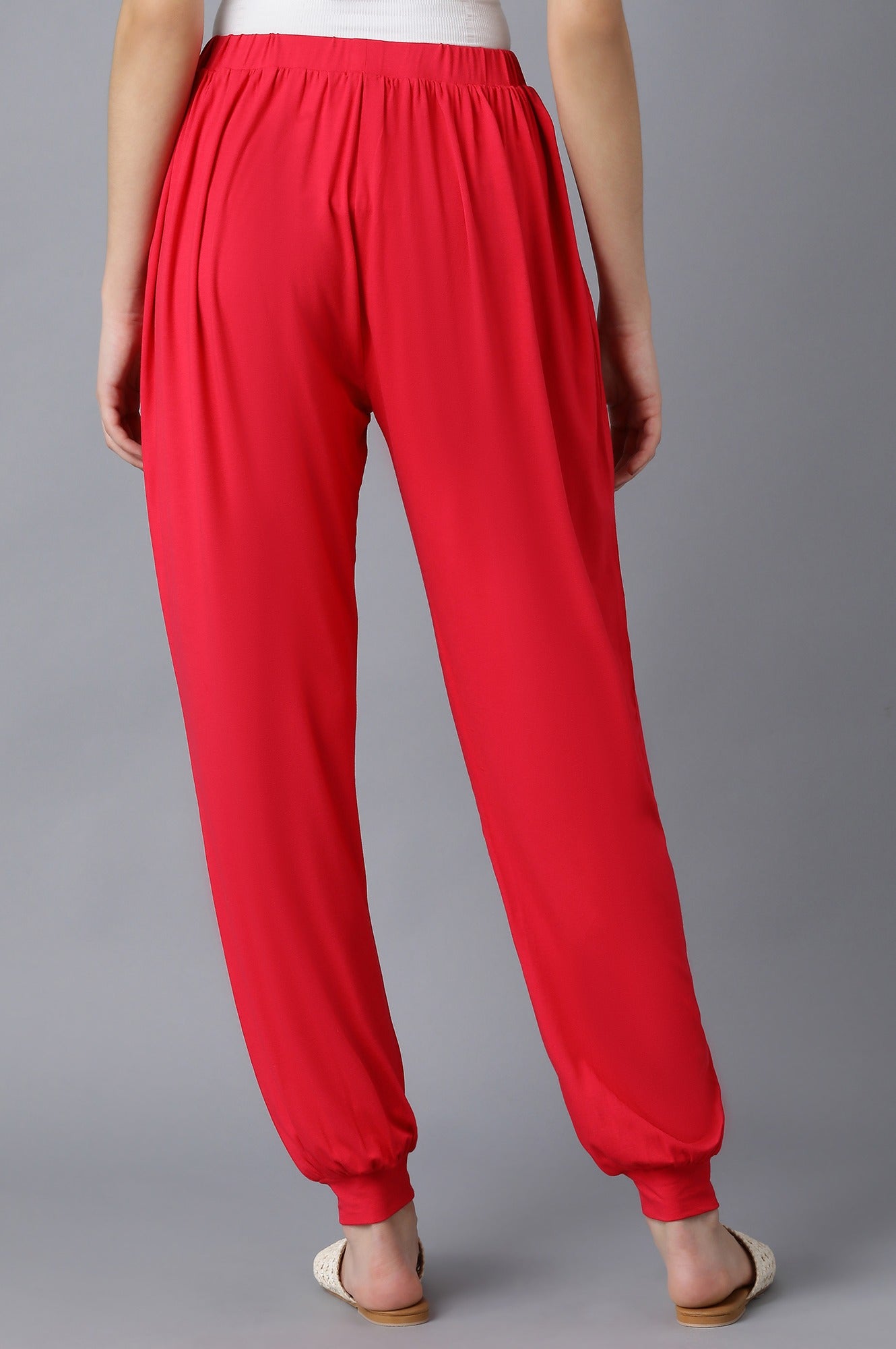 Red Harem Pants