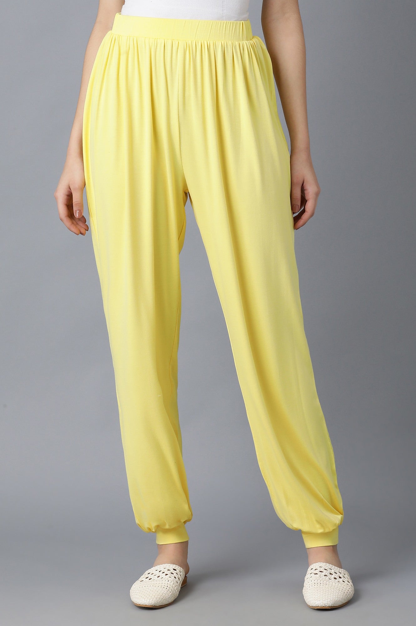 Yellow Harem Pants