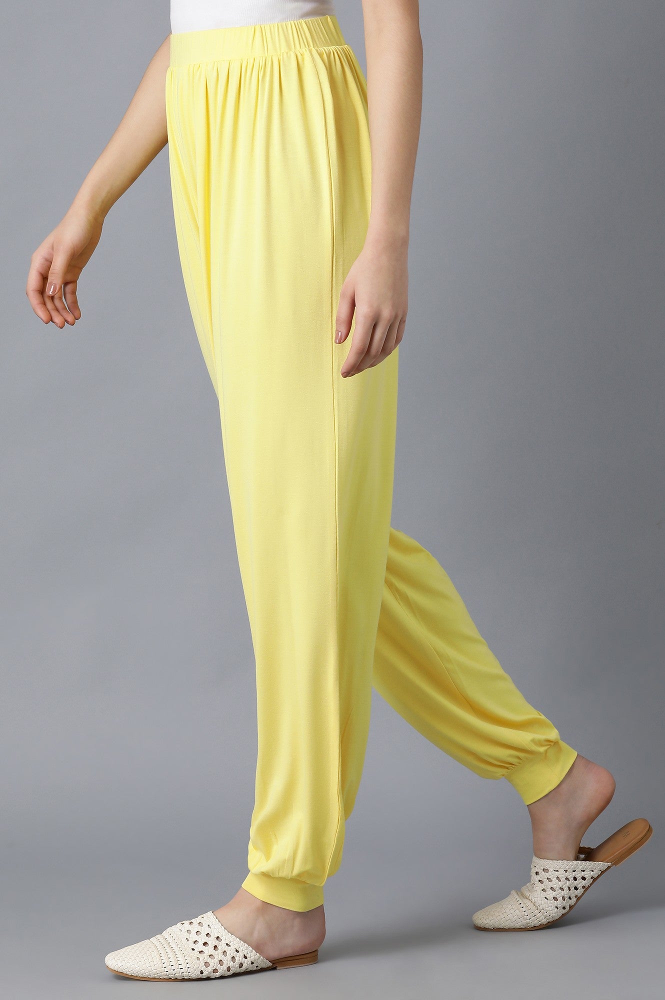 Yellow Harem Pants