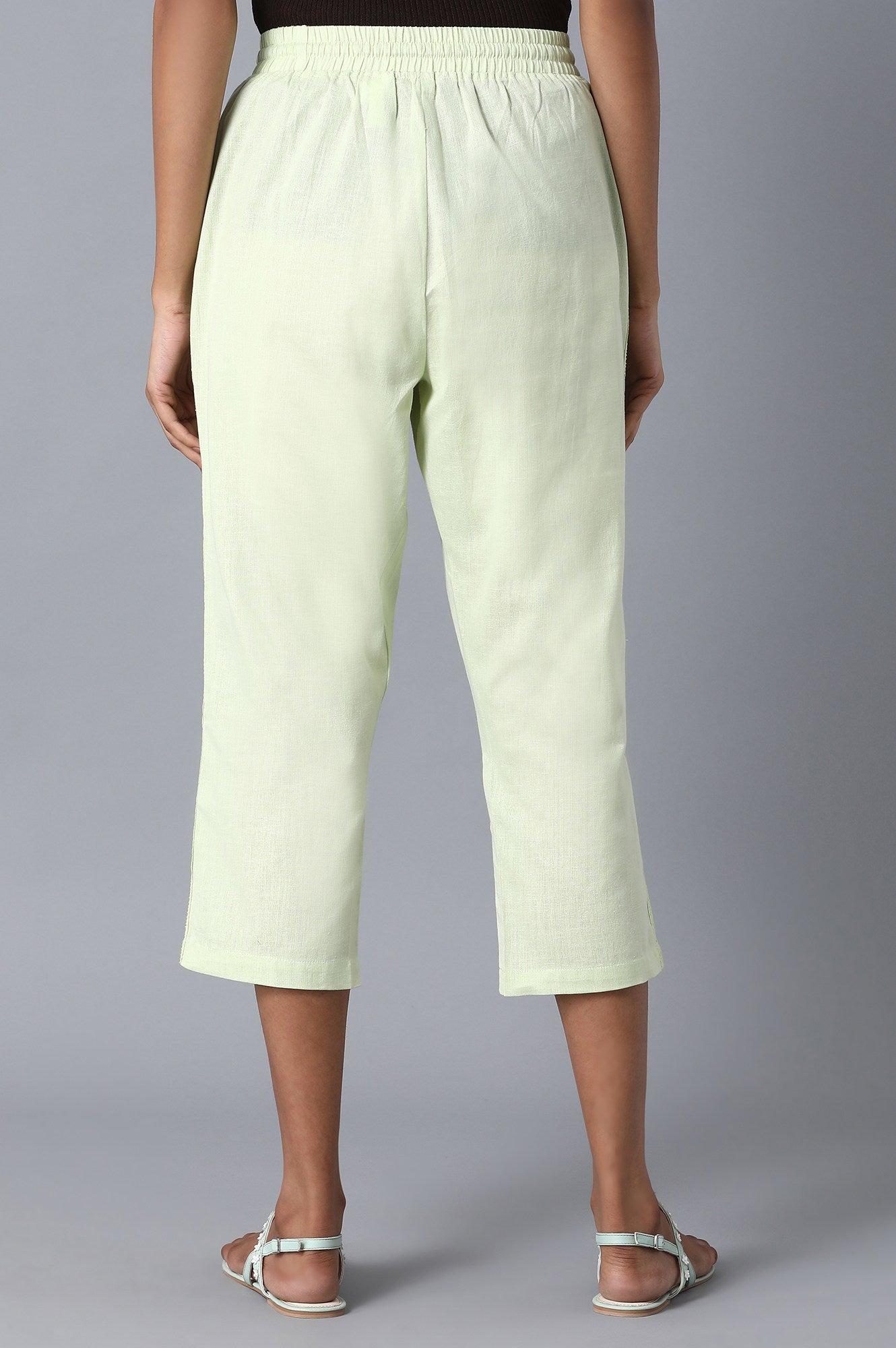 Green Slim Fit Trouser Pants