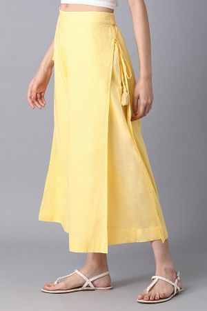 Yellow Straight Culottes