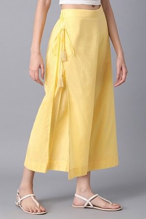 Yellow Straight Culottes