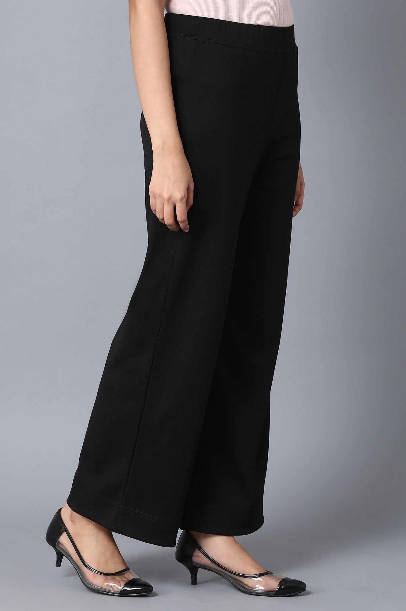 Black Loose Fit Palazzo