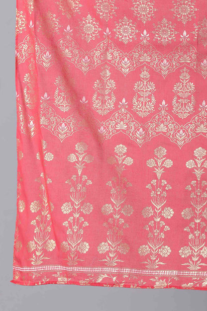 Red Voile Printed Dupatta