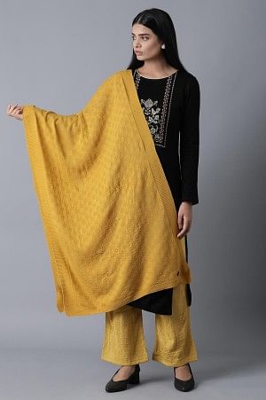 Twany Yellow Winter Stole