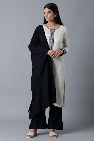 Navy Winter Stole