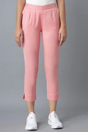 Pink Cotton Trouser