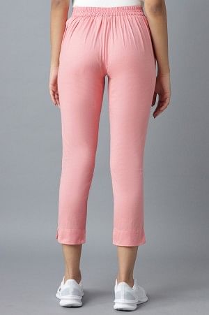 Pink Cotton Trouser