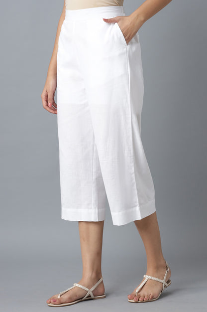 White Cotton Trouser