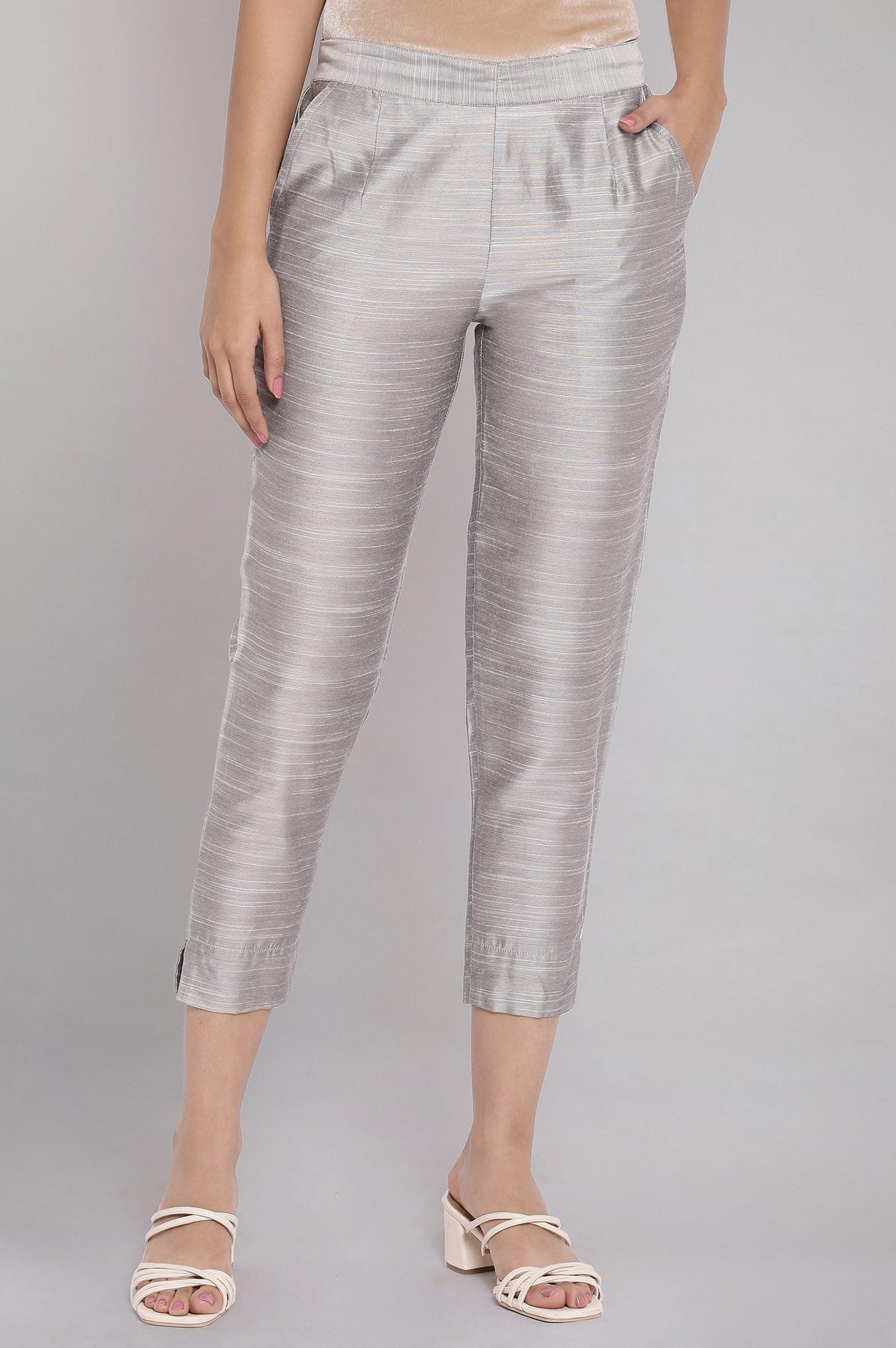 Grey Festive Trouser