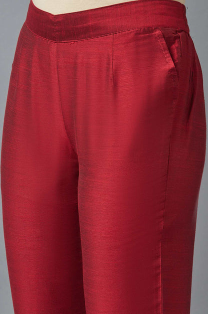 Red Festive Trousers