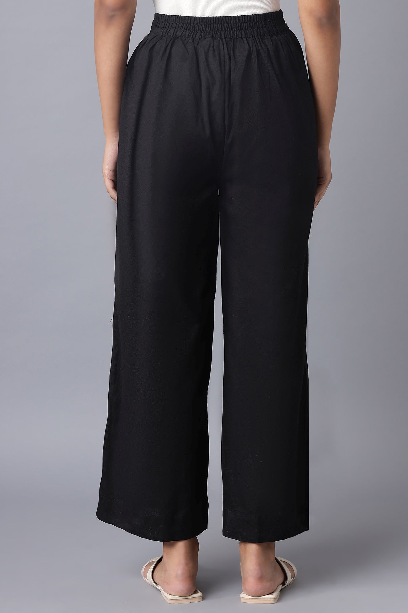 Black Basic Trousers