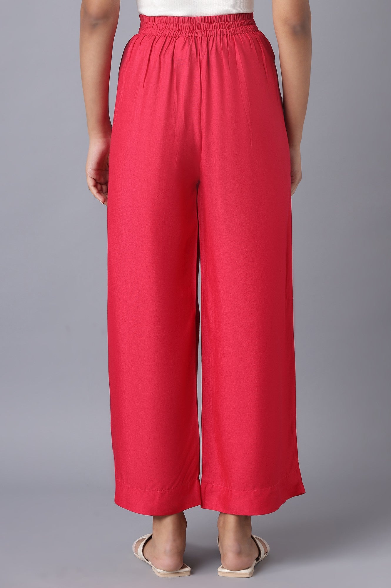 Pink Basic Trousers