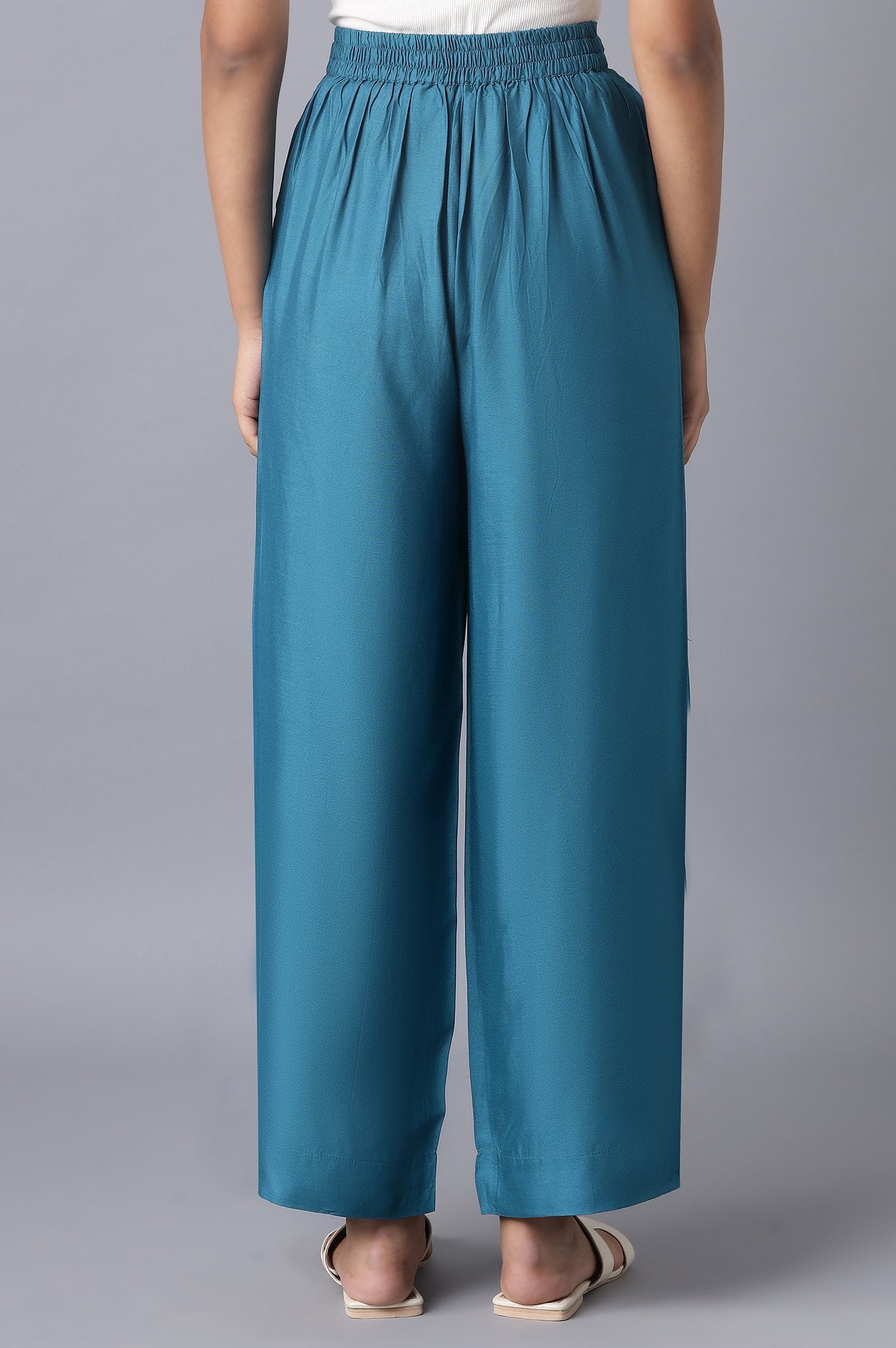 Blue Basic Trousers