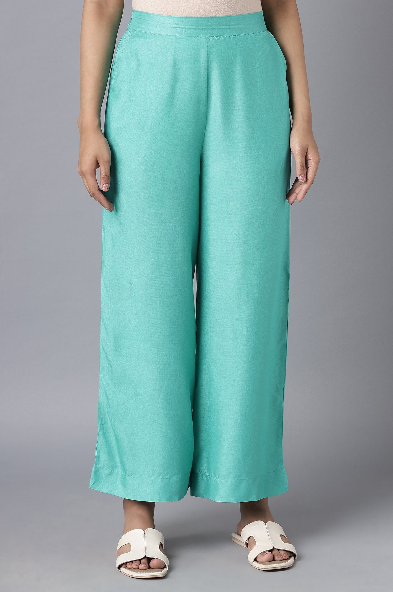 Green Basic Trousers