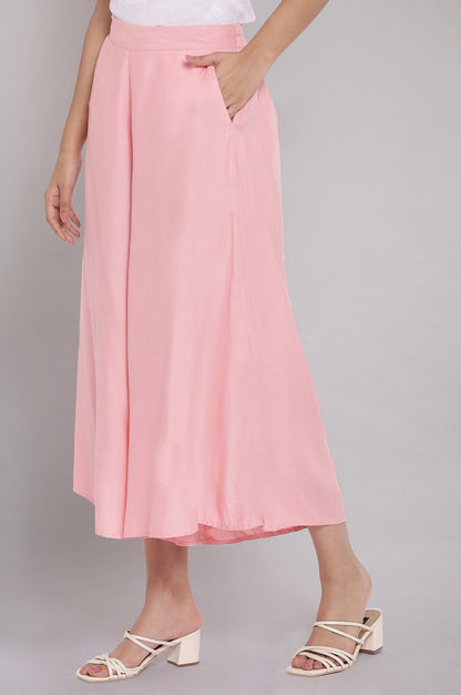 Pink Icing Flared Culottes