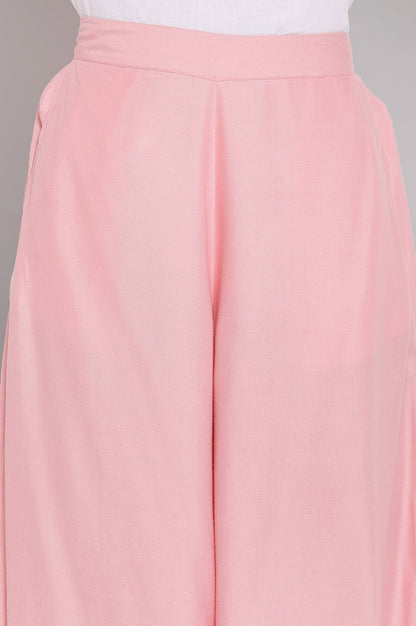 Pink Icing Flared Culottes