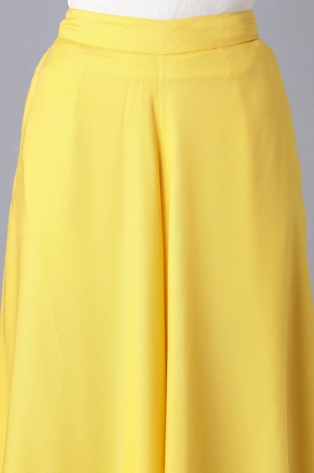 Yellow Flared Culottes