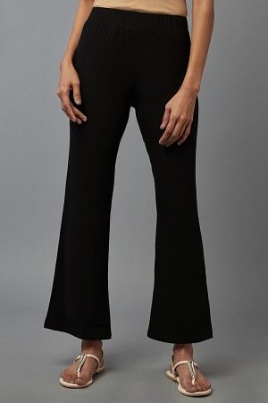 Black Bell Bottom Yoga Pants