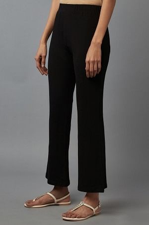 Black Bell Bottom Yoga Pants