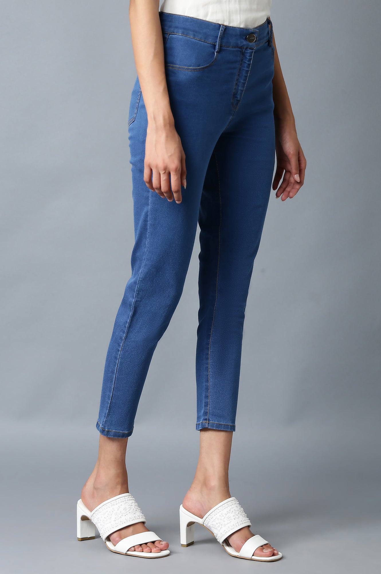 Ice Blue Denim Jeans