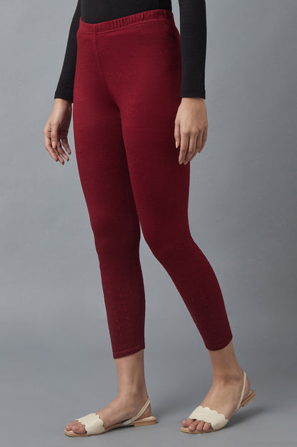 Red Winter Tights