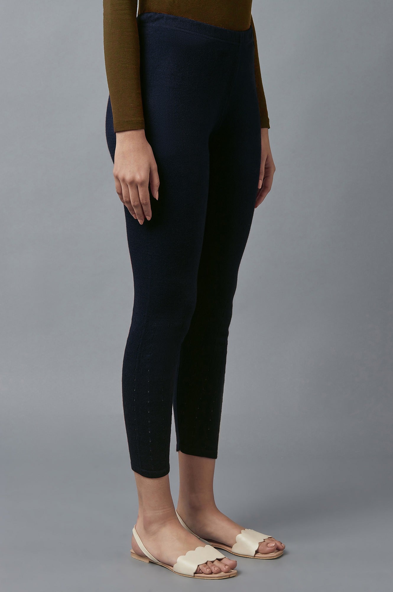 Navy Winter Tights