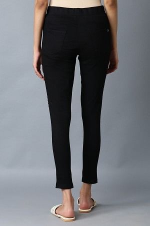 Black Denim Jegging