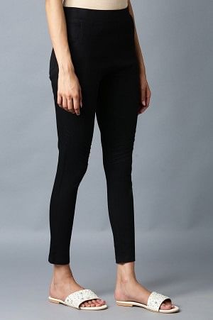 Black Denim Jegging