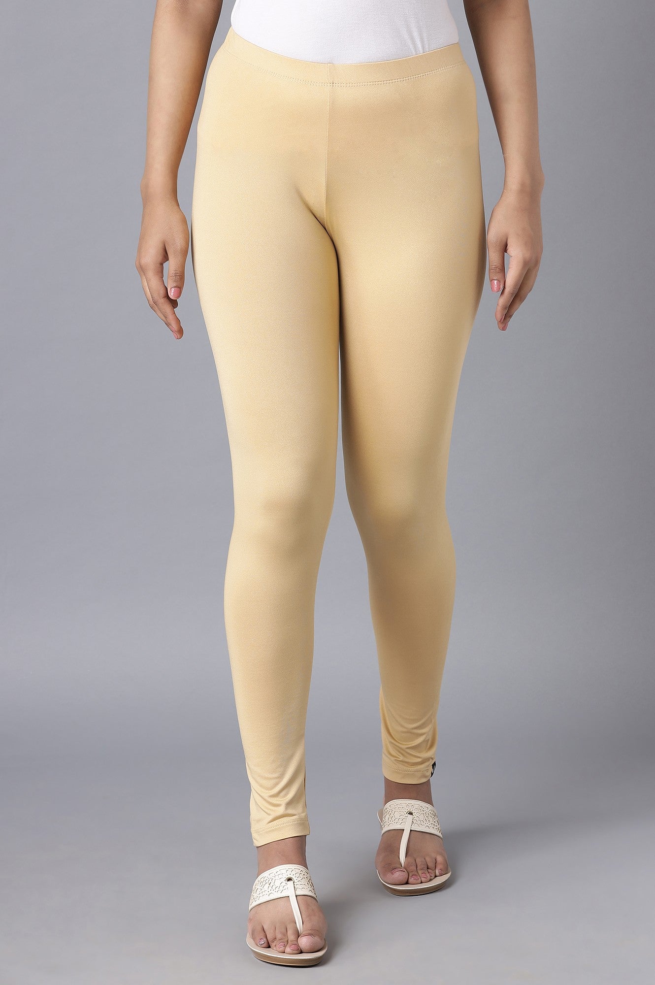 Rich Gold Snug Fit Tights