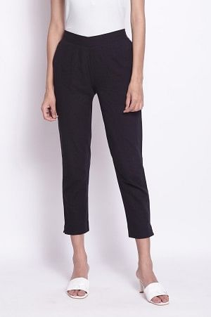 Black Indo-Western Trouser Pants