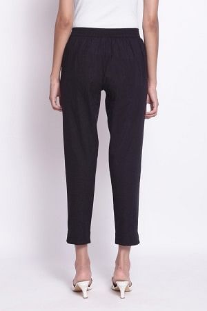 Black Indo-Western Trouser Pants