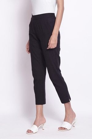 Black Indo-Western Trouser Pants