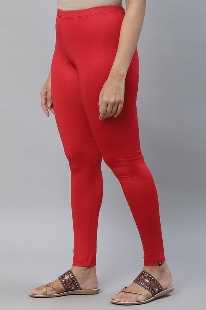 Red Poly Lycra Tights