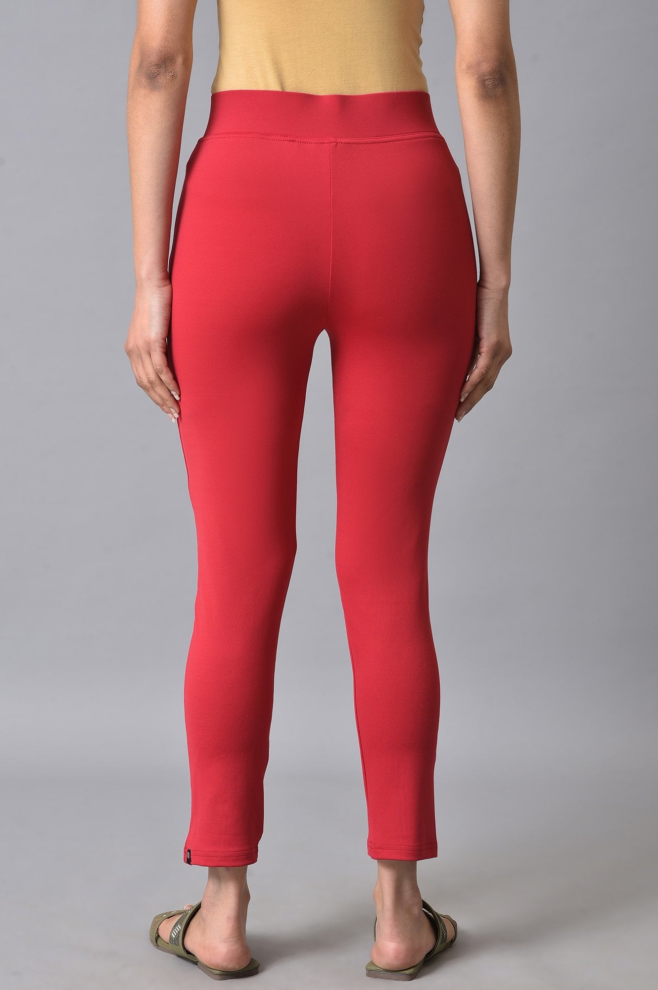 Red Poly Lycra Tights