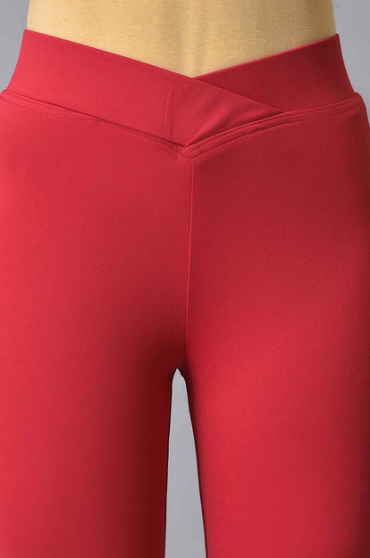 Red Poly Lycra Tights