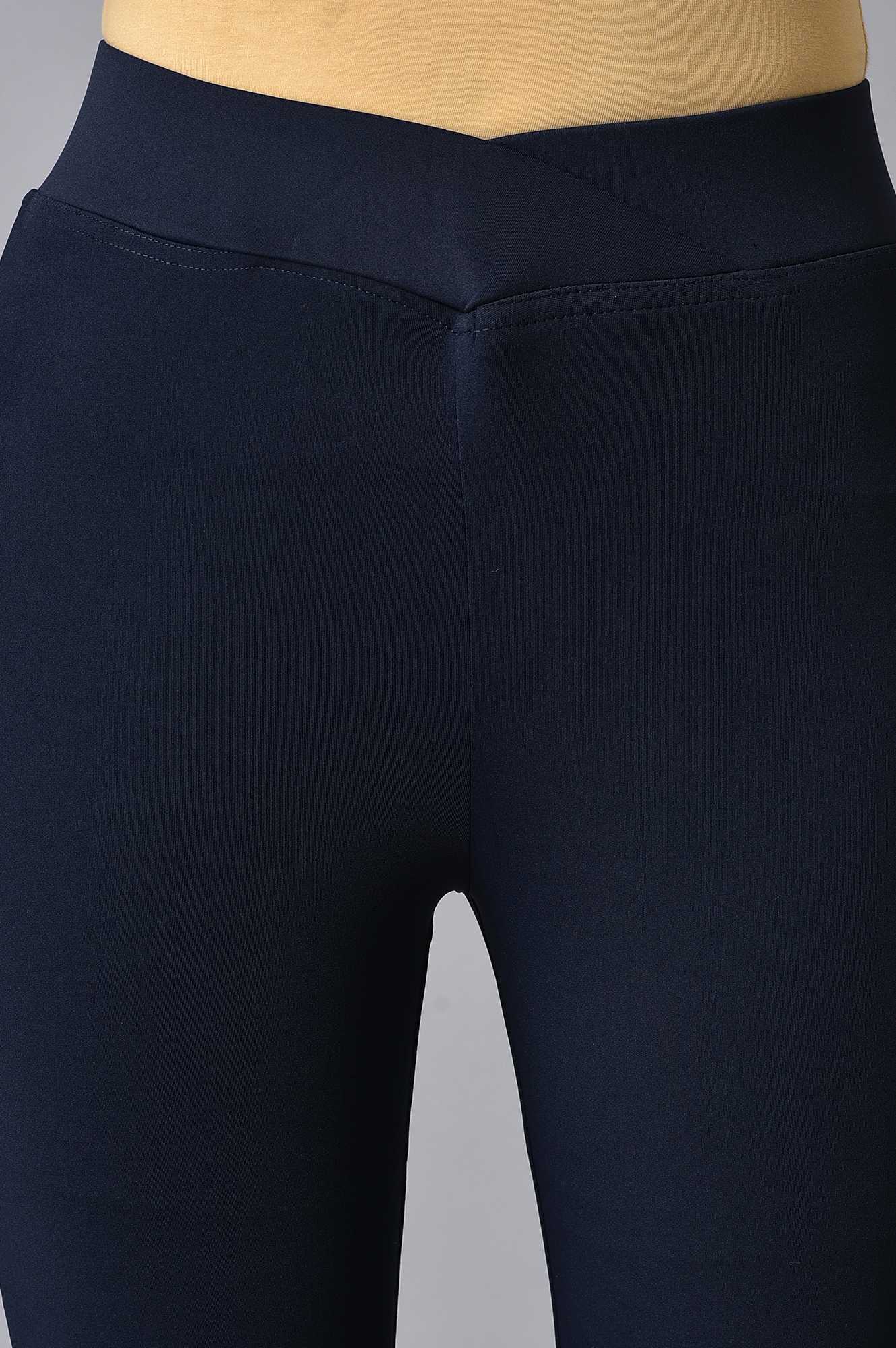 Navy Poly Lycra Tights