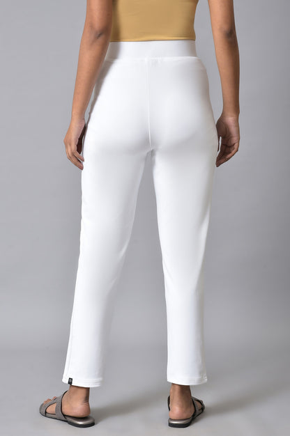 White Poly Lycra Tights