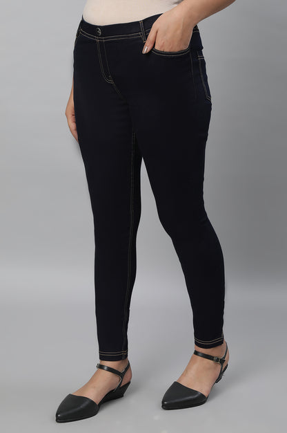 Indigo Blue Denim Jeggings