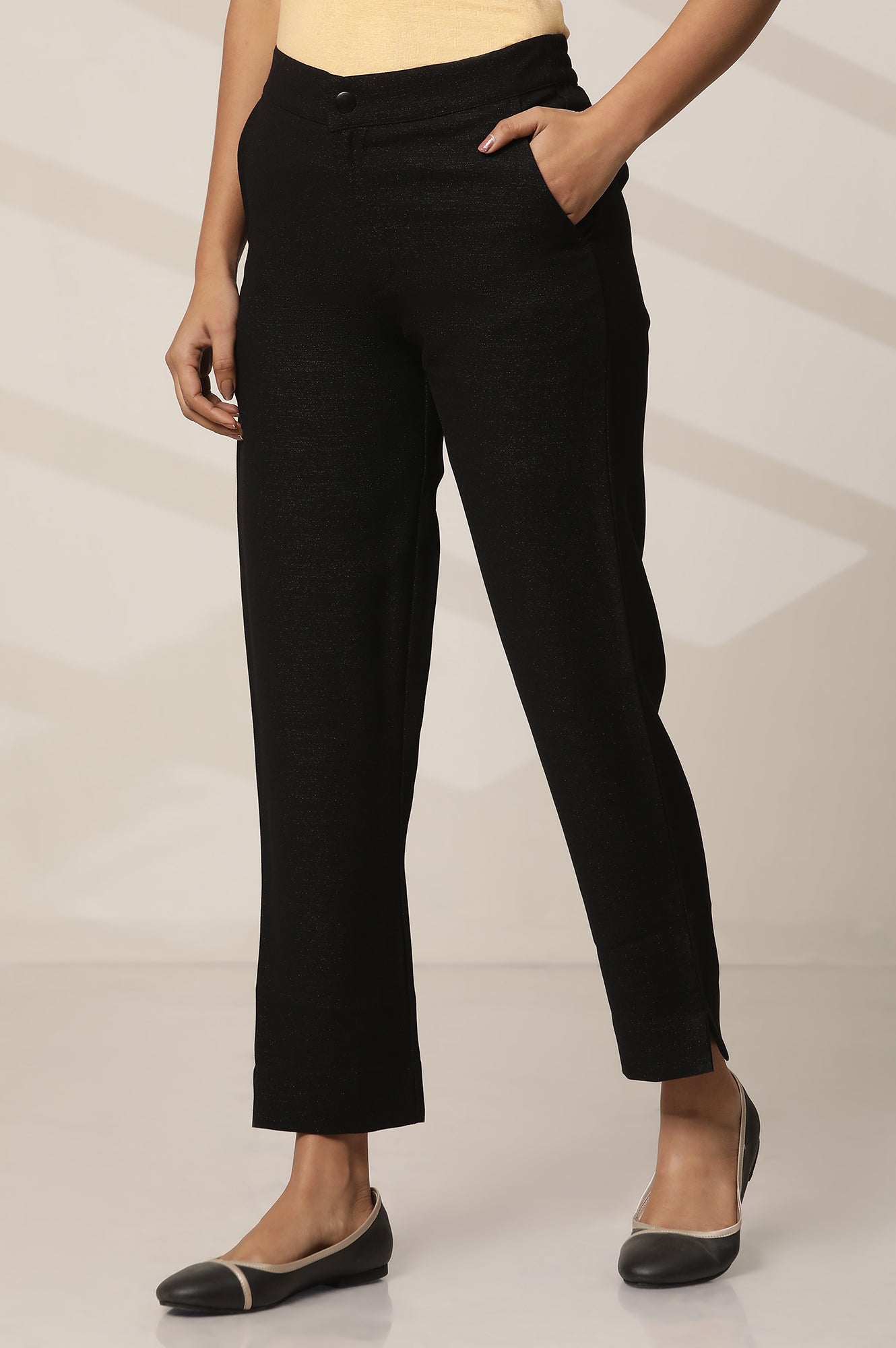 Black Slim Fit Trouser Pants