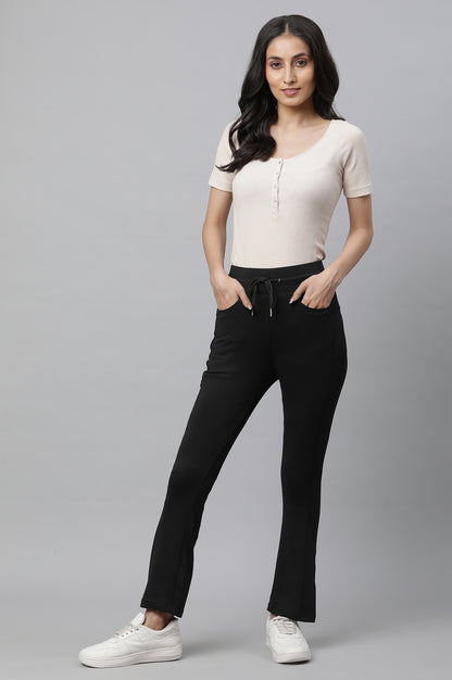 Black Athleisure Style Pants