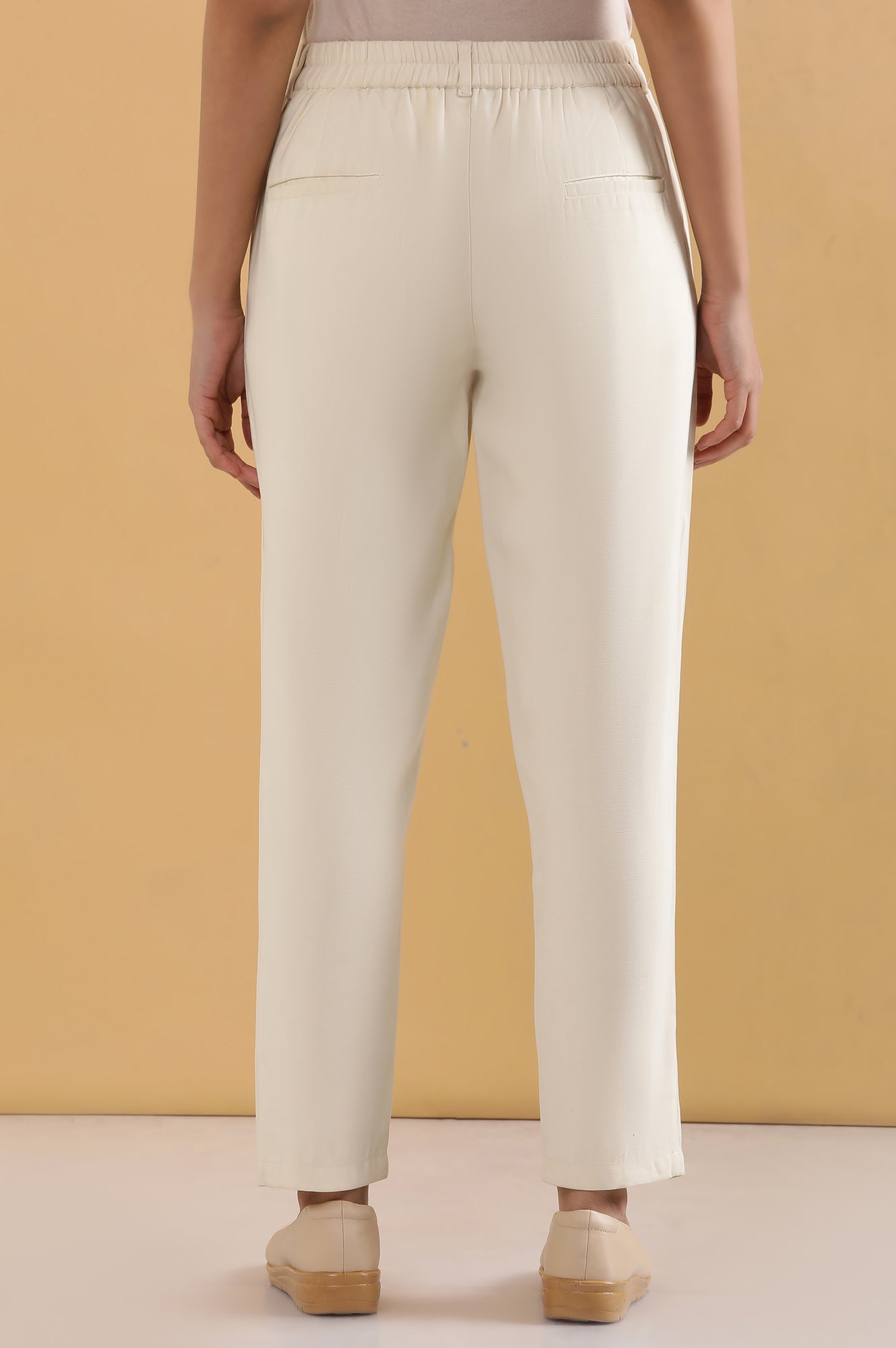 Off-White Straight Fit Trouser Pants